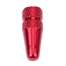 5pcs Bicycle Presta High Aluminium Pressure Valve Caps Dust Covers (Red)