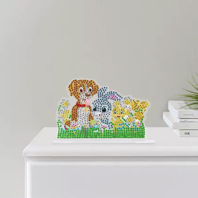 DIY Crystal Diamond Painting Rhinestone Easter Scene Ornaments Kit (CB005)