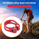 Mountain Bike Seatpost Clamp CNC Road Bicycle Seat Tube Clip (Red 31.8mm) Newly