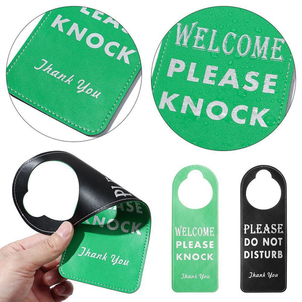 Door Knobs Hanger Pendant Door Hanger Tags Cleaning Label Do Not Disturb Signs