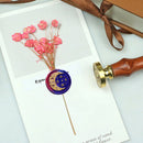 Sun Moon Stars Round Retro Wax Seal Stamp Head Fire Paint for Wedding Invit