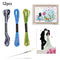 12pcs Durable Polyester Dyeing Line Sewing Cross Stitch Embroidery Yarn