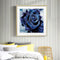 5D Full Drill Diamond Painting DIY Purple Rose Rhinestone Picture Decor Poster