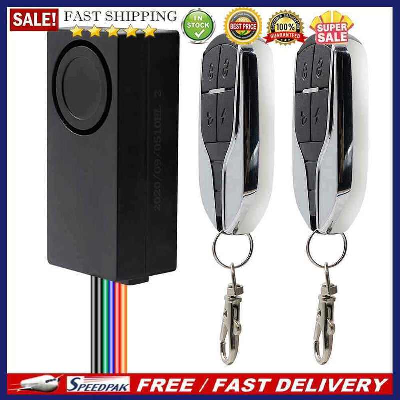 Electric Scooter Alarm Wireless Remote Control Anti-Theft Motorcycle Horn L