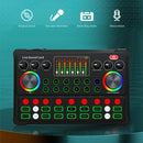 RGB LED Wireless Bluetooth-compatible Sound Card for Live Singing Recording
