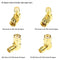 18pcs SMA Set Copper 90 Degree Male Female Coaxial Connector Converter Adap