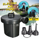 2 in-1 Electric Air Bed Pump Camping Paddling Pools Mains Inflator UK Plugs
