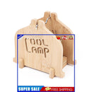 Portable Mosquito Coil Holder - Wooden & Metal Material Coil Burning Stand