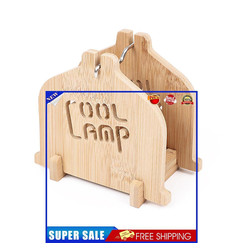 Portable Mosquito Coil Holder - Wooden & Metal Material Coil Burning Stand