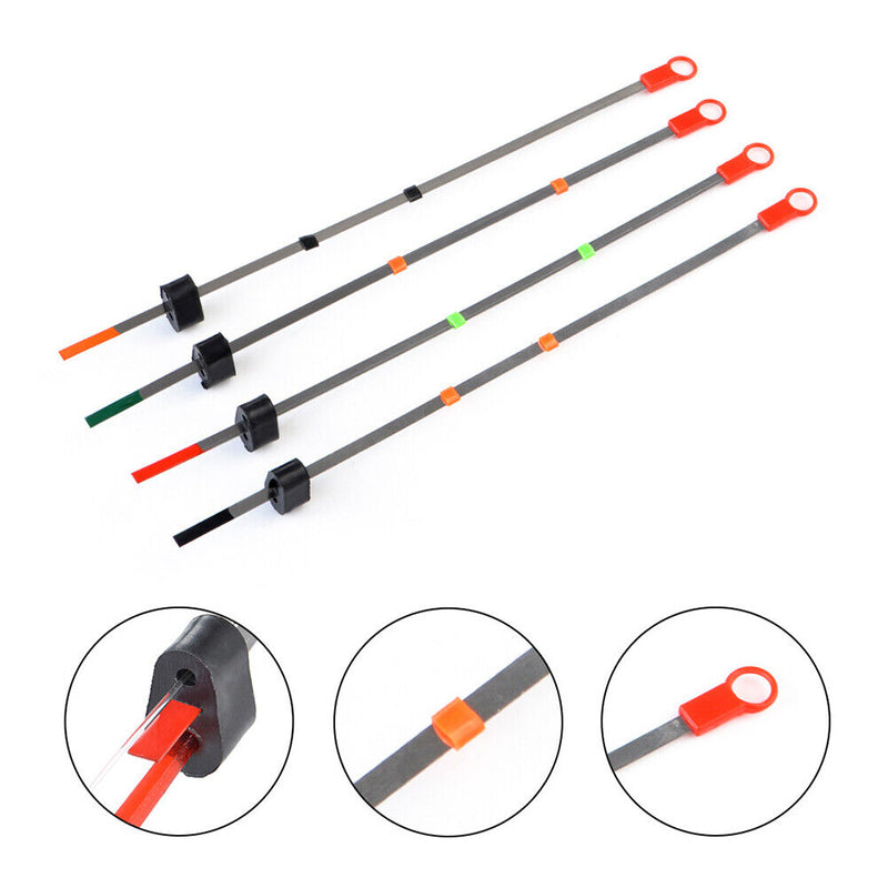 20pcs Ice Fishing Top Winter Fishing Soft Rod Fishing Tackle (1.0-4.0g) Newly