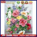 5D DIY Full Drill Diamond Painting Flowers Cross Stitch Craft Kit Home Wall A