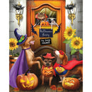 Halloween Golden Retriever Dog Cat Oil Paint By Numbers Kit 40x50cm (B1593)