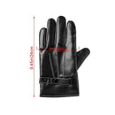 Drive Waterproof Thicken Full Finger PU Leather Gloves Touch Screen Gloves