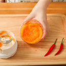 Garlic Press Ginger Masher Chopper Vegetables Cutter Kitchen Tool (Blue)