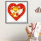 5D DIY Diamond Painting Valentines Day Love Full Round Drill Decor Art Picture
