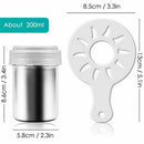 Cocoa Chocolate Powder Sprinkler Coffee Sifter Seasoning Bottle Sugar Shaker