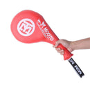 Kids Taekwondo PU Rebound Sponge Double Kick Pad Target for Trainig (Red)