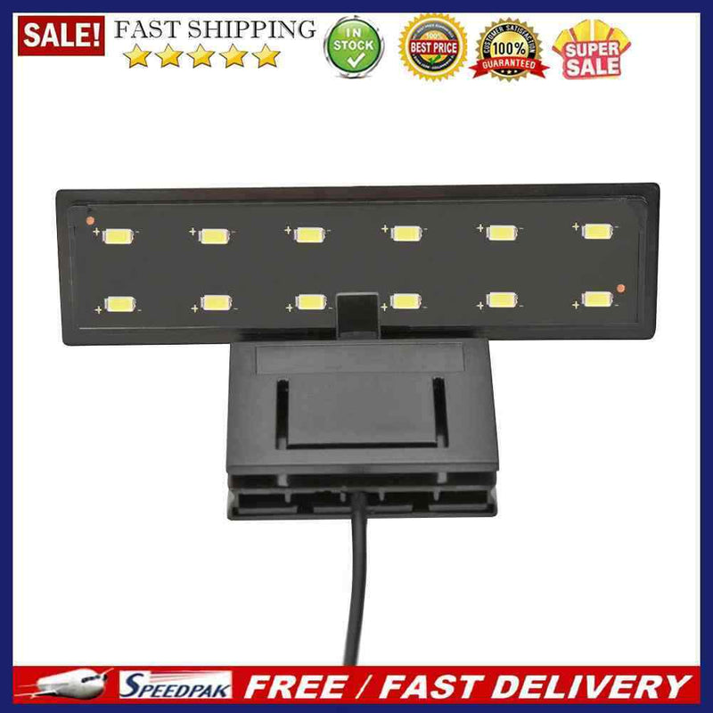 5W LED Waterproof Aquarium Lamp Fish Tank Aquatic Plants Grow Clip Light