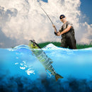 13cm 22g Plastic Lure 8-section Artificial Hard Bait Sea Fishing Tackle (D)