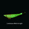 #A 100mm 12g Sinking Fishing Lures Luminous Wood Shrimp Bait with Squid Jigs Hoo