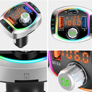Type C Dual USB Charger Fast Charger Bluetooth FM Transmitter Car Kit Adapter