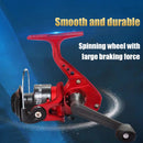 3BB Metal Spool Spinning Reel Smooth Casting Wheel for Saltwater (Red) Newly