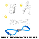 8 Word Chest Expander Rope Sports Exercise Workout Muscle Resistance Bands Lo