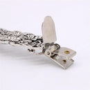 Flower Pattern Duck Clip Clasps Cardigan Clip Shawl Brooch Sweater Blouse Pin