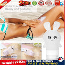 75ml Cute Rabbit Silicone Squeeze Bottle Travel Lotion Container (White) Newly