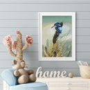 Full Embroidery DIY 14CT Stamped Canvas Art Cross Stitch Kingfisher on River Kit