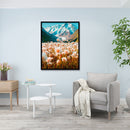 Snow Mountain Diamond Painting 5D DIY Drill Point Picture Kits for Wall Gift