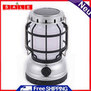 LED Solar Barn Lantern Lamp Portable Outdoor Camping Light Emergency Lighting