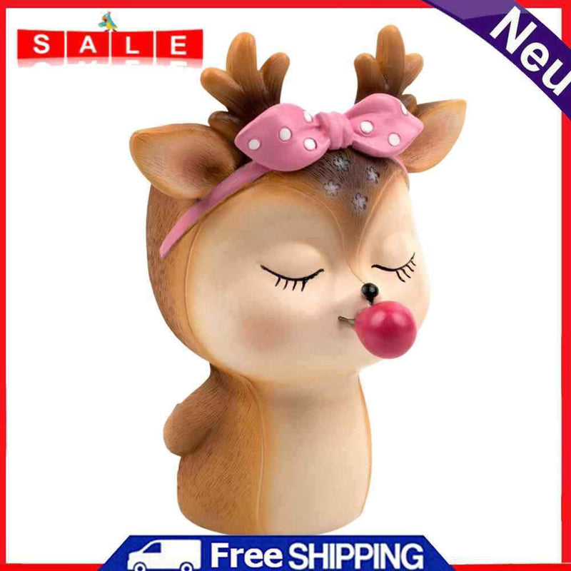 Succulent Planter Cartoon Vase Deer Flower Pot Holder Home Desktop Bonsai Pot
