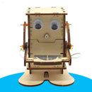 Robot Eating Coin DIY Kit Invention School Physics Teaching Aids for Children