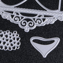 3pcs DIY Sandglass Metal Cutting Dies Stencil Scrapbooking Embossing Craft-20169