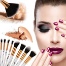 Makeup Brushes Set of 9, Professional Eyesshadow Brush Marble Pattern Brushes