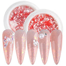 Nail Art Decorations Shinny Holographic Gorgeous Opal Nail Flakes Powder