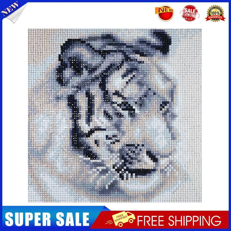 5D DIY Full Drill Square Diamond Painting Tiger Cross Stitch Embroidery Kit