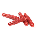 4pcs Aluminum Alloy Door Lock Knobs for Mercedes Benz A B GLA CLA (Red) Newly