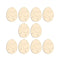DIY Craft Easter Decorations Hanging Ornaments Drawing Wood Slice Easter Eggs