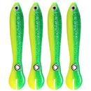 4pcs 10cm 6g Bionic Loach Fishing Lures Sinking Artificial Soft Baits (D)