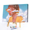 Hand Painted on Canvas DIY Cloud Girl Oil Paint By Numbers Drawing Kit Ornaments