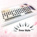 False Eyelashes Thick Sandwich&Fish Tail Mix Styles Individual Eyelashes