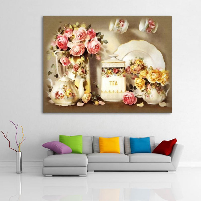 DIY Full Drill  Taste Of Home  Diamond Wall Stickers Painting Home Decor
