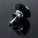 10X 40mm Diamond Shape Crystal Glass Drawer Cabinet Pull Handle Knob Black