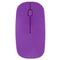 2.4GHz 1,000DPI Ultra-thin 3-Button Wireless Photoelectric Mouse (Purple)