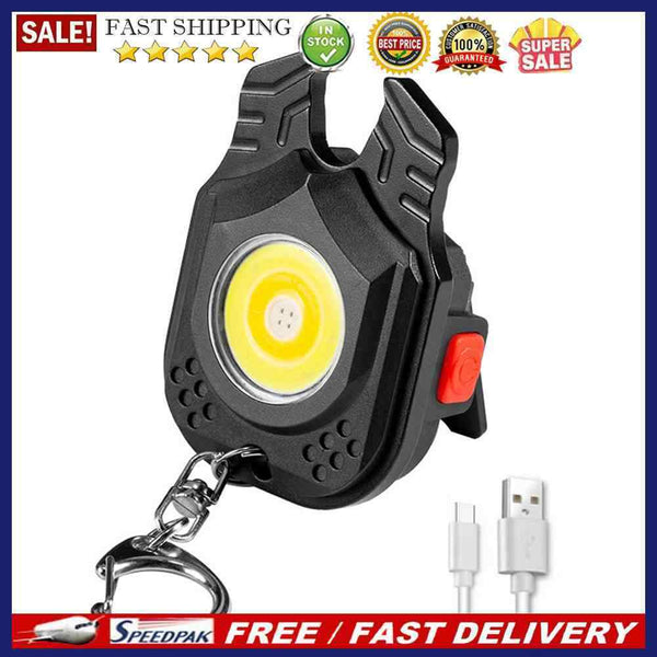 Mini Flashlight Keychain Light Pocket LED High Power Torch Lamp Work Lights