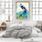 Peacock Oil Paint By Numbers Set Canvas Drawing DIY Coloring Picture Kits