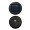 LED Solar Lantern Light Hollow Floral Projection Hanging Lamp Decor (Brown)