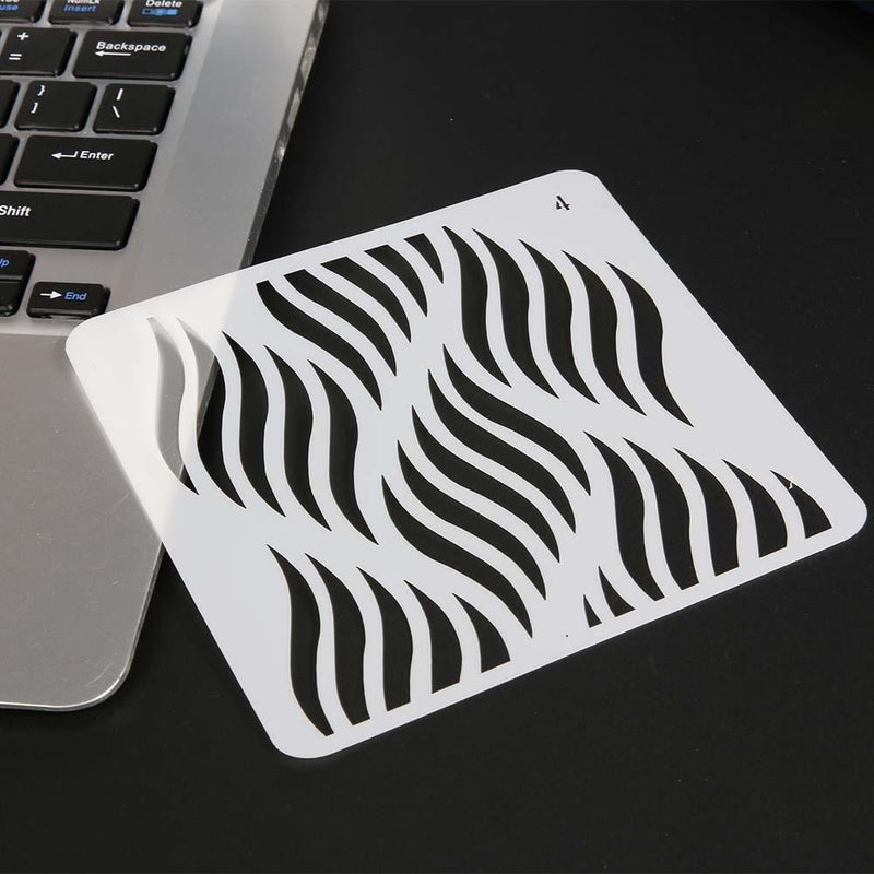 Theme Hollow Tip Ruler Embossing Template DIY Photo Album Drawing Tools
